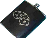 Hip Flask - 4 Aces